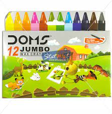 DOMS 12-JUMBO WAX CRAYON