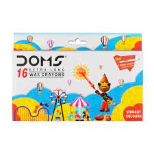 DOMS 16-EXTRA LONG WAX CRAYON