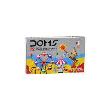 DOMS 12-WAX CRAYONS