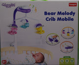 GIGGLES 1006100 BEAR MELODY CRIB MOBILE