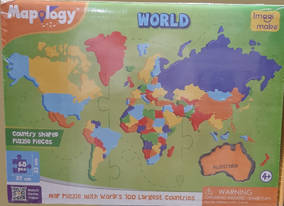 IMAGI MAKE MP10 Mapology World 68 Pcs