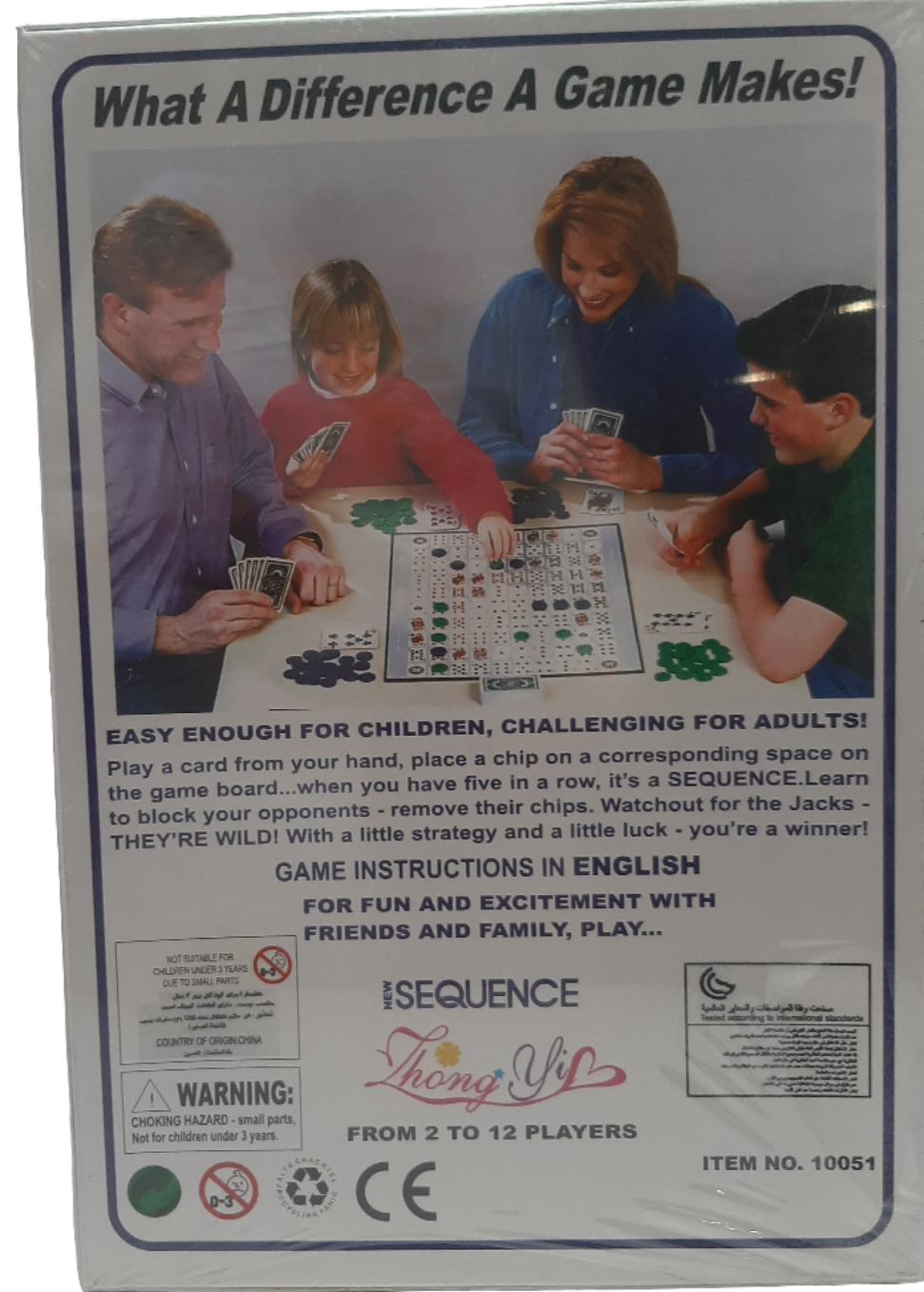 SEQUENCE GAME MED10051