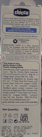 Chicco Feeding Bott4m+Green