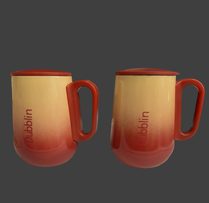 DUBBLIN RUGBY MUG 2PC SET