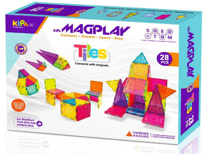 KIPA MAGPLAY 28PCS MAGNET TILES