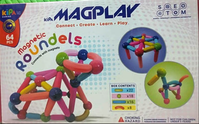 KIPA 109 MAGNETIC ROUNDELS 64PC