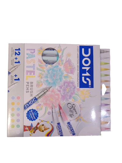 DOMS 8737  PASTEL BRUSH PEN 14 SHADE