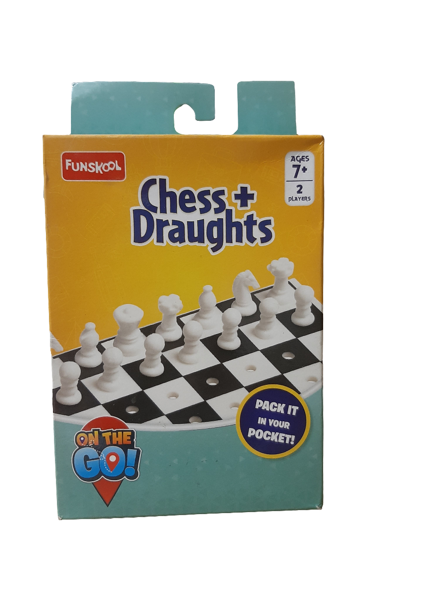 FUNSKOOL 4995500 CHESS & DRAUGHTS TRAVEL