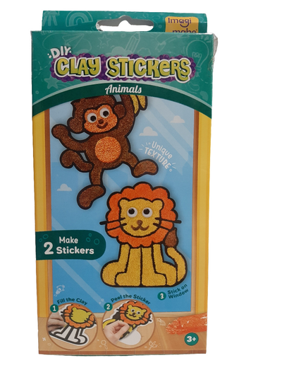 IMAGI MAKE CLAY STICKERS ANIMALS