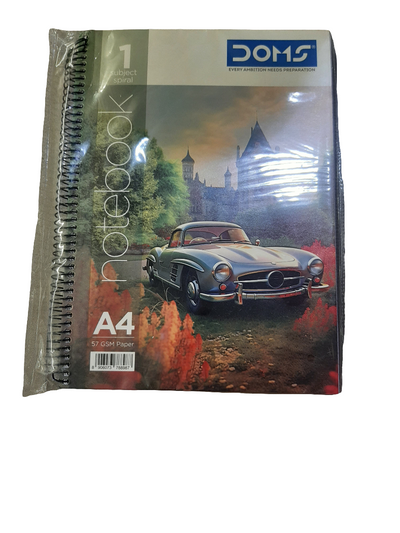 DOMS 1 SUBJECT SPIRAL 400PAGE DIARY