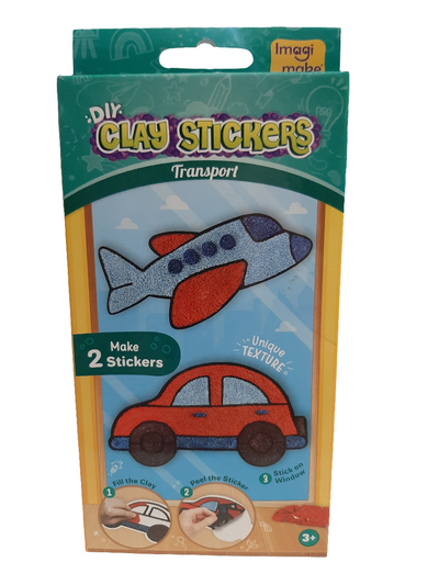 IMAGI MAKE CLAY STICKERS TRANSPORT