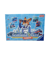 Scotland Yard Junior game box with a fox character on a blue background