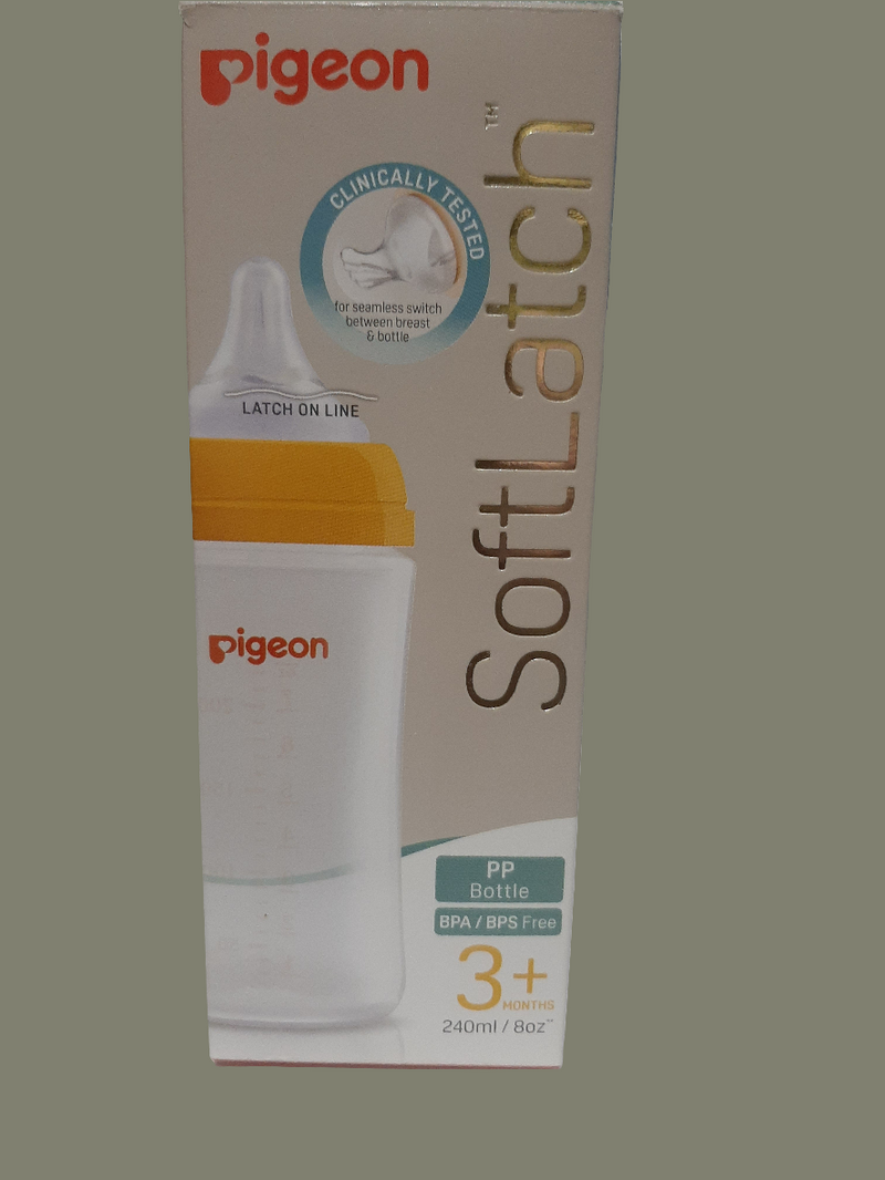PIGEON 79203 SOFTLATCH BOTTLE 240ML 3M+