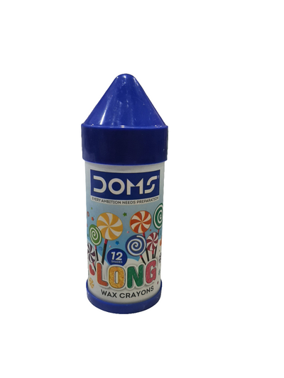 DOMS 8739 12 LONG WAX CRAYONS