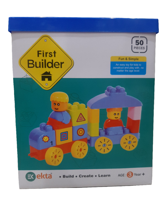 EKTA FIRST BUILDER BLOCK 50PC