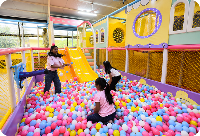 Kids playing at Minggo PlayZone
