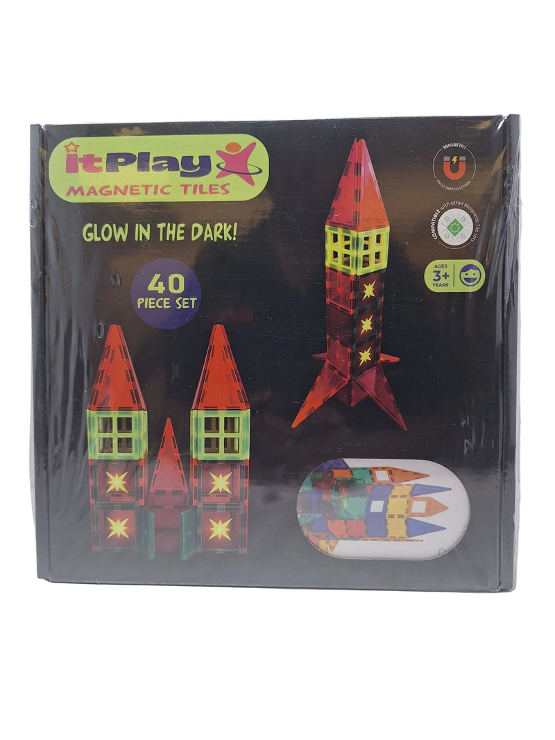 MAGNETIC TILES MT40 GLOW IN THE DARK