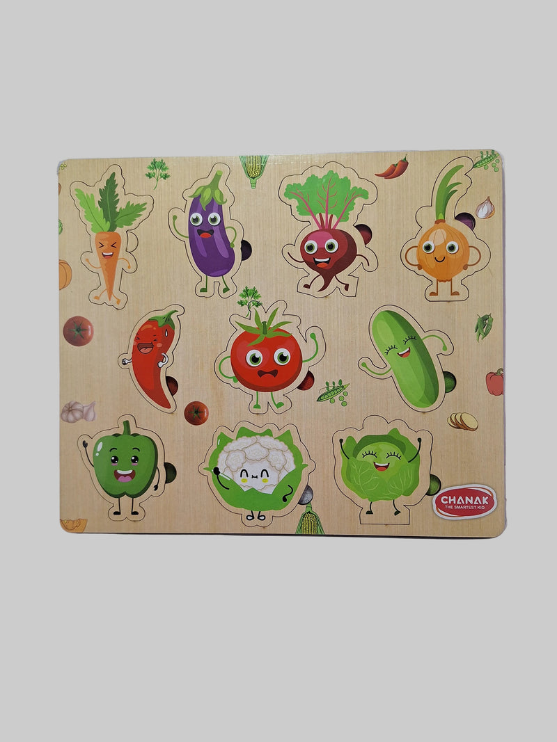 WOODEN VEGETABLE PUZZLE AT220