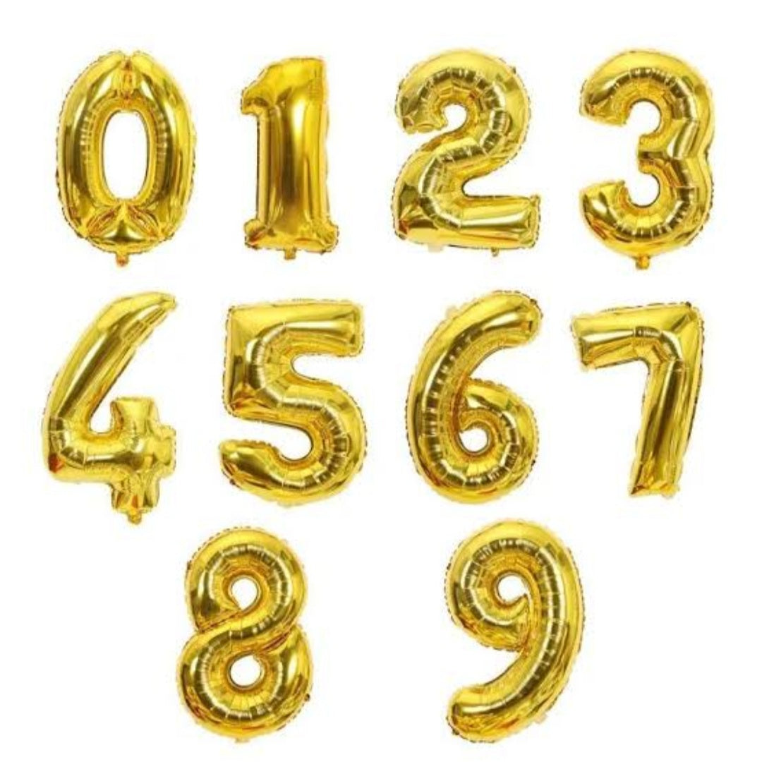 FOIL BALOON NUMBER