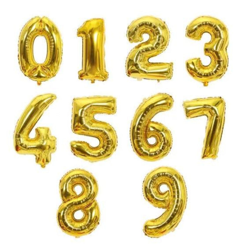 FOIL BALOON NUMBER