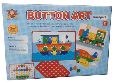 TOY BOX BUTTON ART TRANSPORT