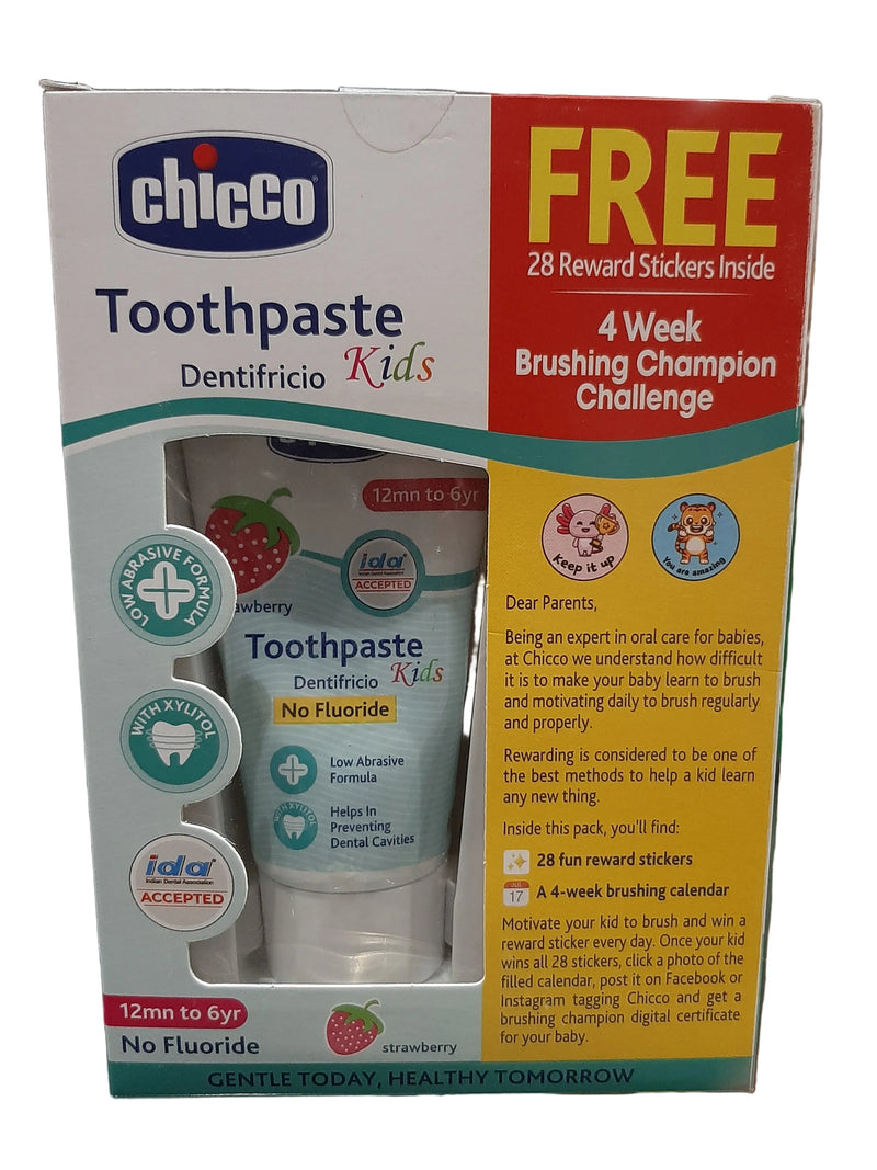 CHICCO TOOTHPASTE STRAWBERRY
