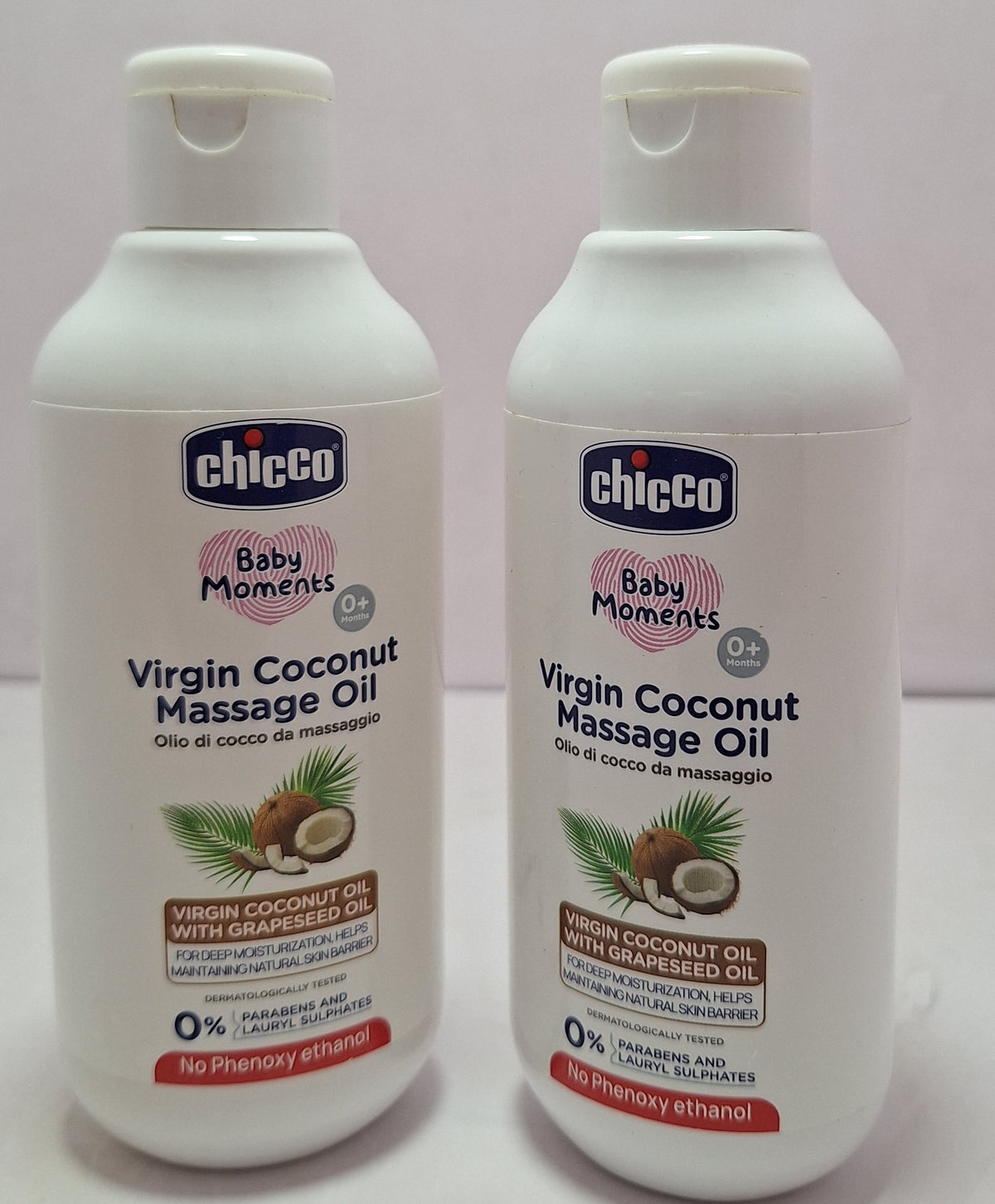 CHICCO VIRGIN COCONUT MASSAGE OIL 200ML