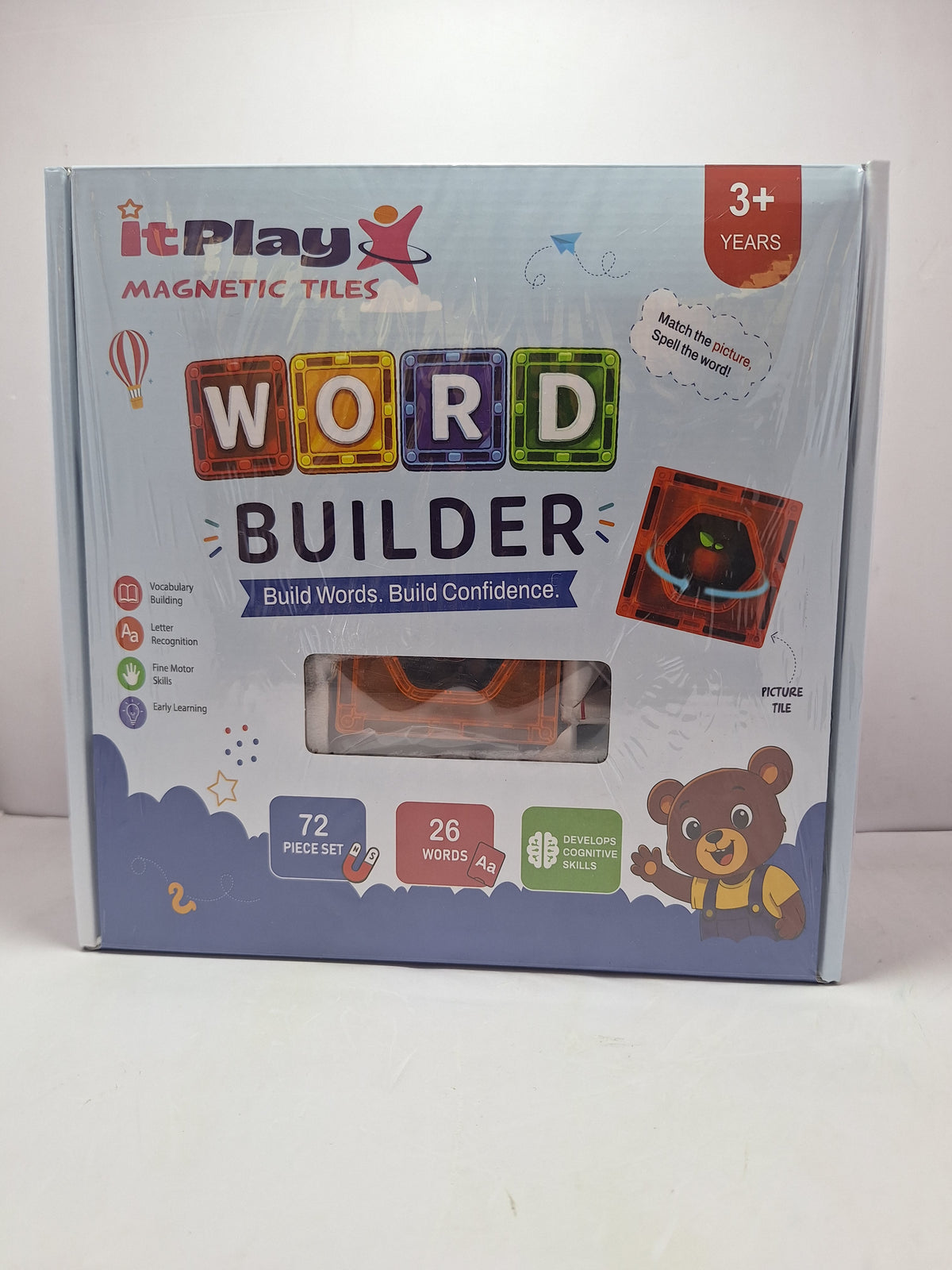 MAGNETIC TILES MT72 WORD BUILDER