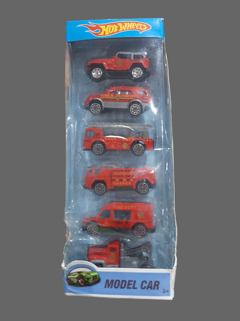METAL CAR 6PC 8655