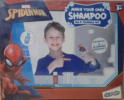 SKOODLE SP11142 SPIDERMAN SHAMPOO MAKING
