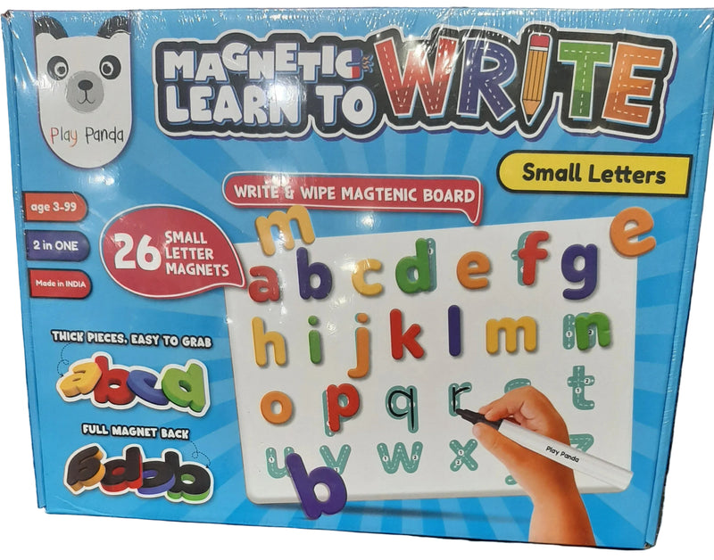 PLAY PANDA MAGNETIC LEARN TO WRITE SMALL LETTERS